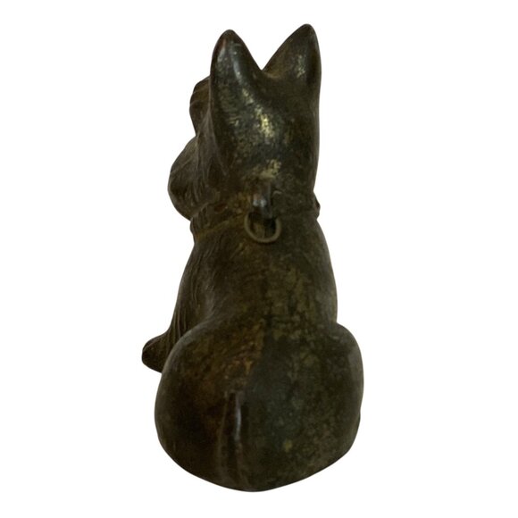 Miniature Cast Iron Scottish Terrier Scottie Dog Figurine Collectible Decor - Picture 3 of 7